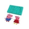 FORMA SILIKONOWA ŚWINKA PEPPA & GEORGE