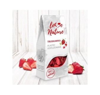 OWOCE LIOFILIZOWANE TRUSKAWKA PLASTRY (20 G)