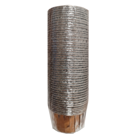 PAPILOTKI SREBRNE (50 SZT)