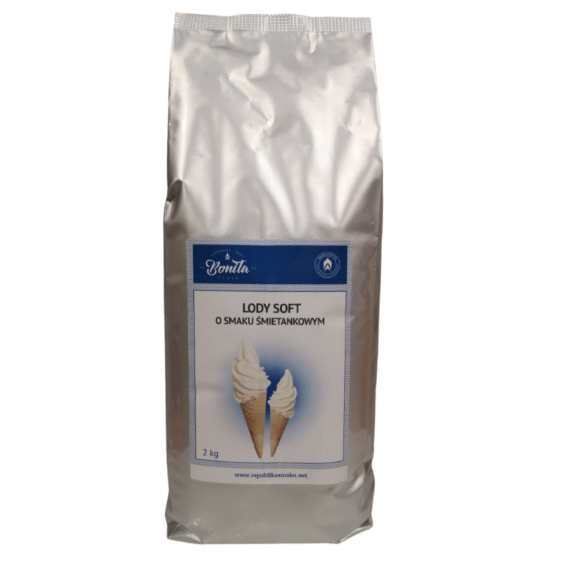 LODY SOFT O SMAKU ŚMIETANKOWYM (2 KG) LODY SOFT O SMAKU ŚMIETANKOWYM (2 KG)
