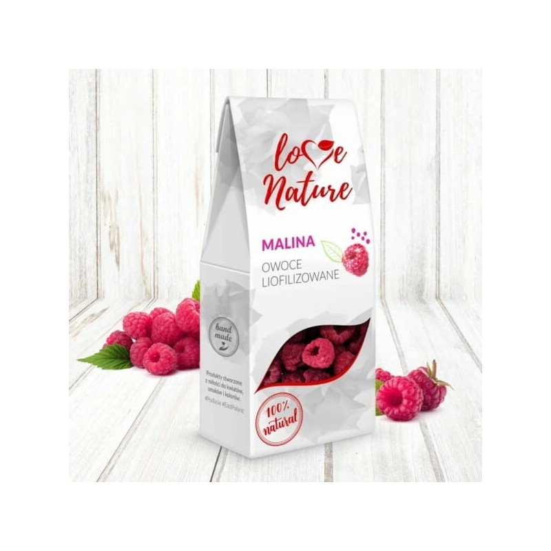 OWOCE LIOFILIZOWANE MALINA (20 G) OWOCE LIOFILIZOWANE MALINA (20 G)