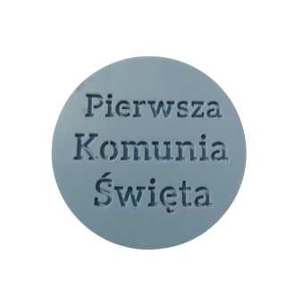 STEMPEL PIERWSZA KOMUNIA ŚWIĘTA (8 CM)