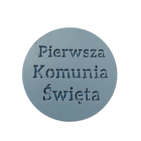 STEMPEL PIERWSZA KOMUNIA ŚWIĘTA (8 CM)