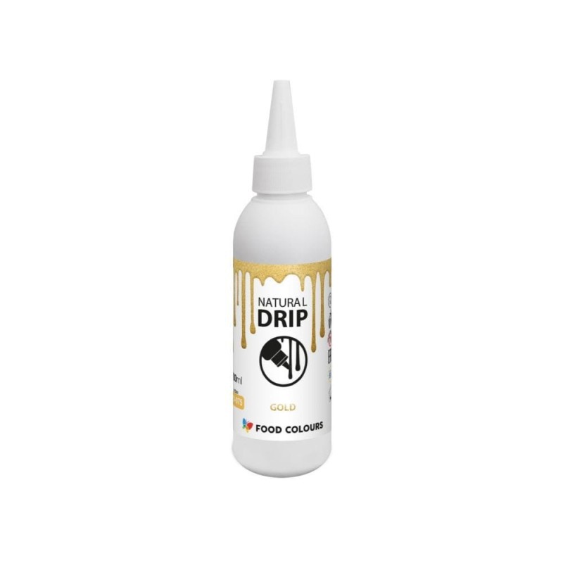 POLEWA ZASTYGAJĄCA ZŁOTA NATURAL DRIP (100 G)