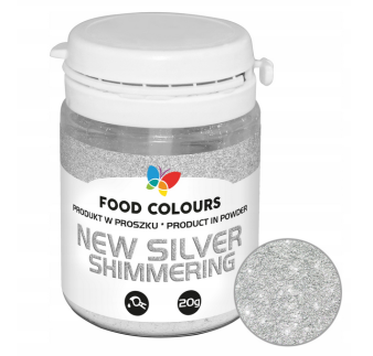 BARWNIK NEW SLIVER SHIMMERING SREBRNY (20 G)