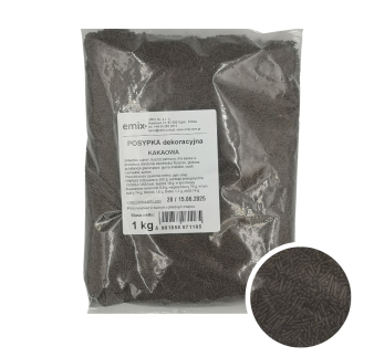 POSYPKA DEKORACYJNA KAKAOWE PAŁECZKI (1 KG)