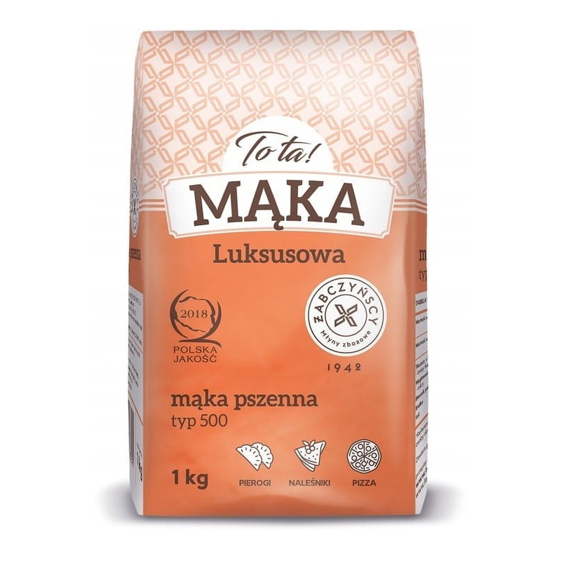 MĄKA PSZENNA 500 TOTA (1 KG) MĄKA PSZENNA 500 TOTA (1 KG)