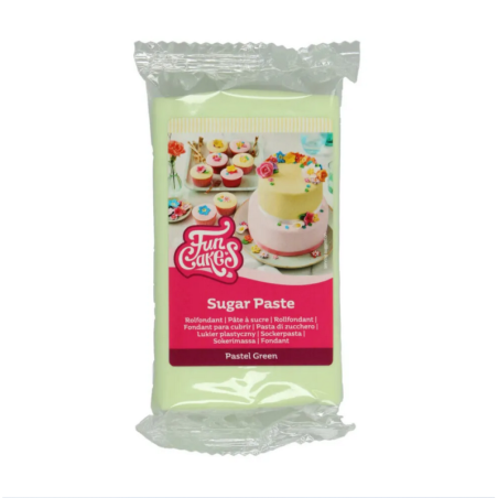 MASA CUKROWA PASTELOWA ZIELONA (250 G)