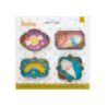 WYKRAWACZ MINI RAMKI PLAKIETKI ZESTAW (4 SZT)