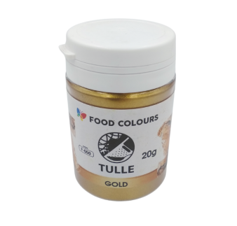 TULLE GOLD TIUL ZŁOTY DO DEKORACJI (20 G)