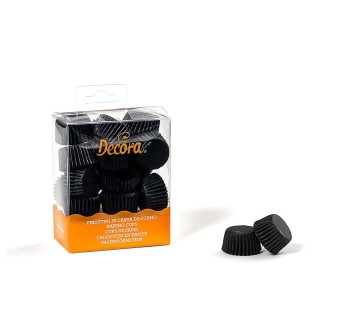 PAPILOTKI BONBON CZARNE 27X17MM (200 SZT)