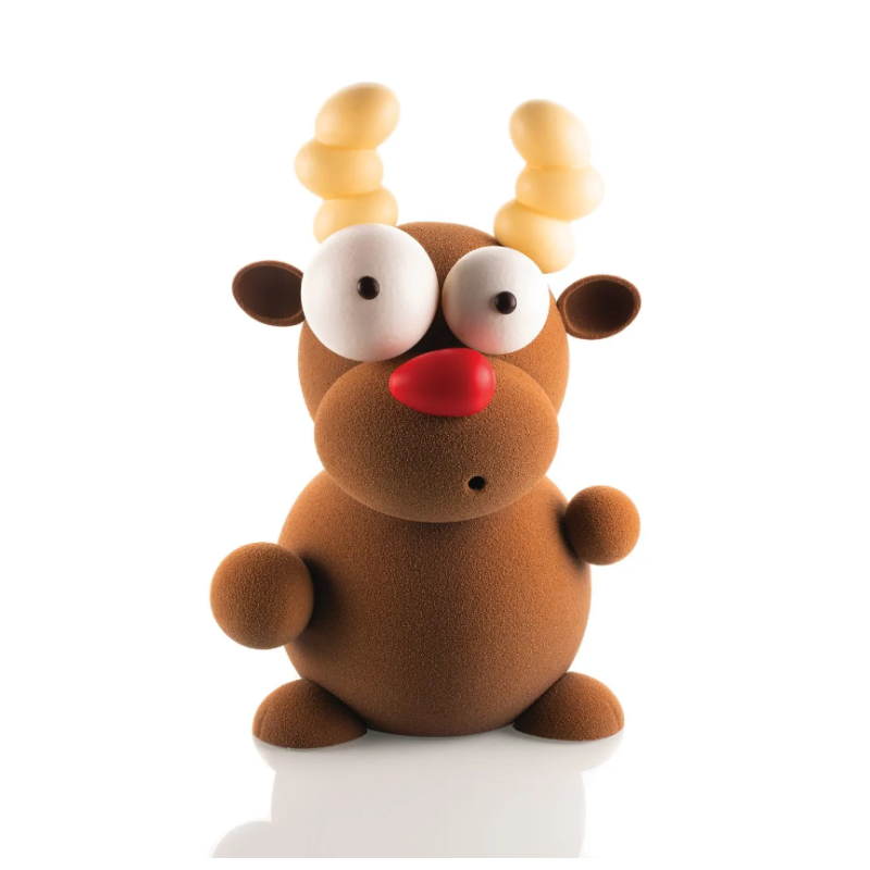 ZESTAW FORM DO CZEKOLADY KIT RUDOLF 3D (5 SZT) ZESTAW FORM DO CZEKOLADY KIT RUDOLF 3D (5 SZT)