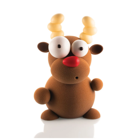 ZESTAW FORM DO CZEKOLADY KIT RUDOLF 3D (5 SZT)