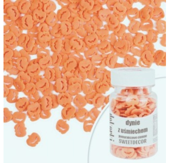 POSYPKA CUKROWA DYNIA Z UŚMIECHEM POMARAŃCZOWA (30 G)