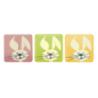 DEKORACJE CZEKOLADOWE FUNNY BUNNY (210 SZT)