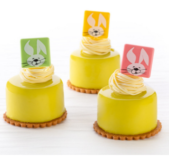 DEKORACJE CZEKOLADOWE FUNNY BUNNY (210 SZT)