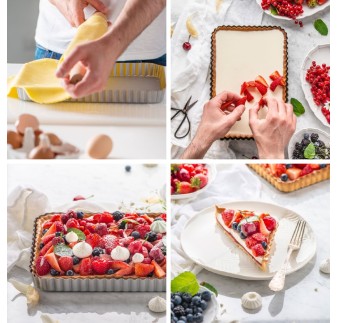 FORMA DO TART PROSTOKĄTNA (32x22 CM)