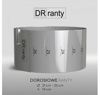 RANT OKRĄGŁY DO BISZKOPTU OPASKA REGULOWANA (21-26 CM)