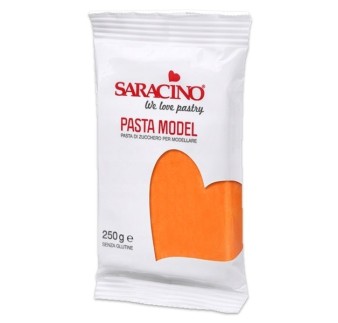 MASA CUKROWA DO FIGUREK POMARAŃCZOWA (250 G)