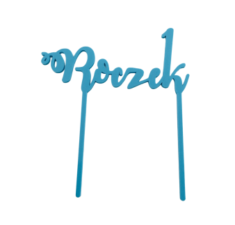 NIEBIESKI TOPPER ROCZEK