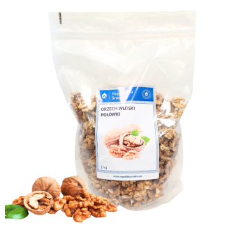 ORZECH WŁOSKI POŁÓWKI  (1 kg)