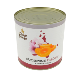 BRZOSKWINIA POŁÓWKI (2,6 KG)