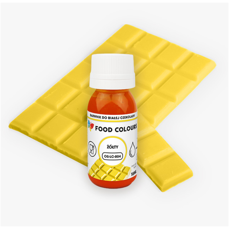 BARWNIK DO CZEKOLADY ŻÓŁTY (18 ML)