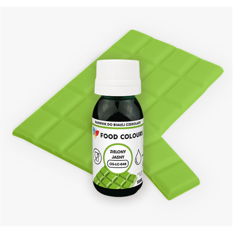 BARWNIK DO CZEKOLADY ZIELONY JASNY (18 ML)