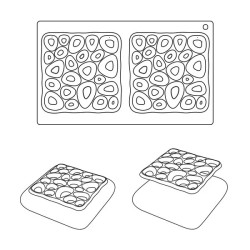 FORMA CUKIERNICZA TOP SPONGE (2 GN)