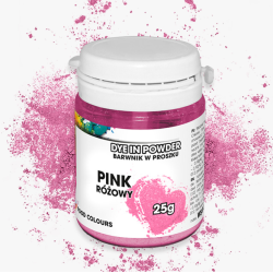 BARWNIK W PROSZKU RÓŻOWY (25 G)