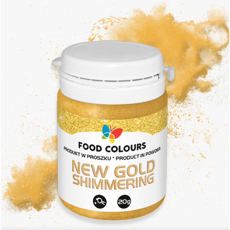 PYŁEK BROKATOWY ZŁOTY GOLD SHIMMERING (20 G)