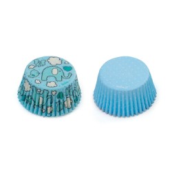 PAPILOTKI NIEBIESKI SŁOŃ (36 SZT)