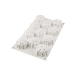 FORMA SILIKONOWA SNOWFLAKES ŚNIEŻYNKI (15 GN)