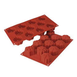 FORMA SILIKONOWA SNOWFLAKES ŚNIEŻYNKI (15 GN)