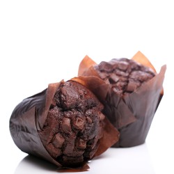 PAPILOTKI TULIPAN BRĄZOWY (200 SZT)