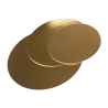 PODKŁAD POD TORT KRĄŻEK ZŁOTY (36 CM)