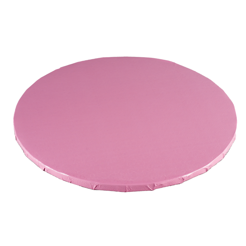 PODKŁAD CUKIERNICZY OKRĄGŁY RÓŻ (30 CM)