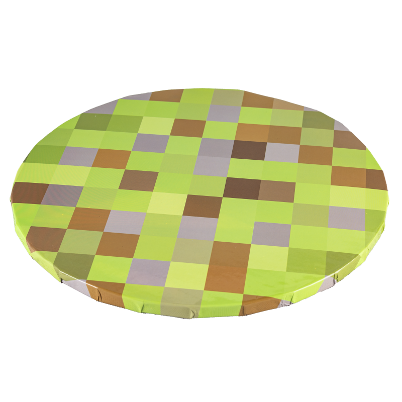 PODKŁAD CUKIERNICZY OKRĄGŁY MINECRAFT(30 CM)