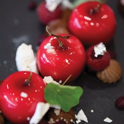 FORMA SILIKONOWA JABŁKO WIŚNIA I BRZOSKWINIA (15 GN)