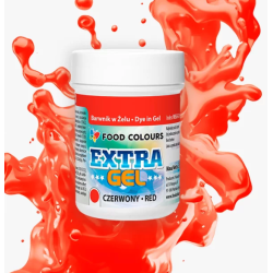 BARWNIK W ŻELU CZERWONY EXTRA GEL (35 G)