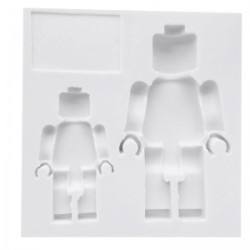 FORMA SILIKONOWA CHŁOPIEC Z KLOCKÓW (2 GN)
