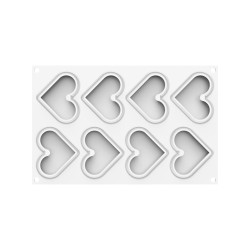 FORMA SILIKONOWA HEARTS 35 (8 GN)