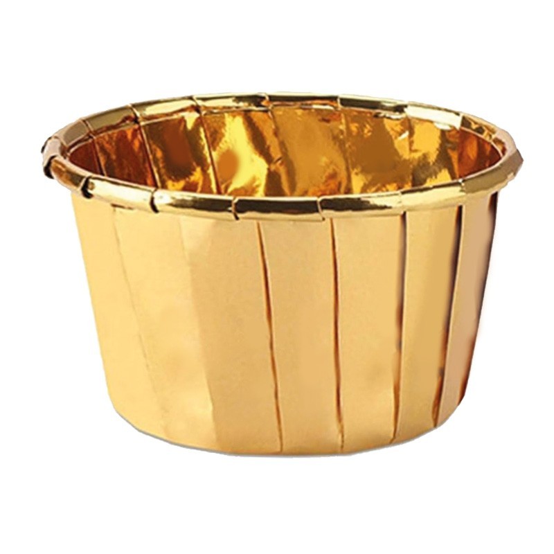 PAPILOTKI DO MUFFINEK ZŁOTE (100 SZT)