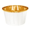 PAPILOKI DO MUFFINEK BIAŁO ZŁOTE (100 SZT)