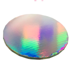 PODKŁAD CUKIERNICZY HOLOGRAFICZNY SREBRNY (30 CM)