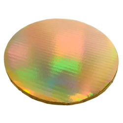 PODKŁAD CUKIERNICZY HOLOGRAFICZNY ZŁOTY (30 CM)