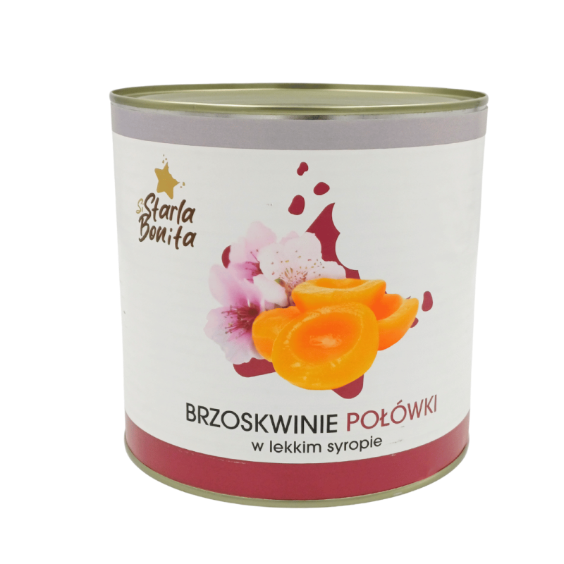 BRZOSKWINIA POŁÓWKI W SYROPIE (820 G)
