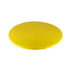 PODKŁAD POD TORT OKRĄGŁY ŻÓŁTY (25 CM)