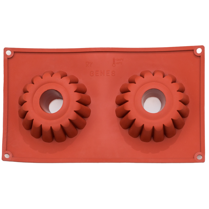 FORMA SILIKONOWA BABKA Z KOMINKIEM (2 GN)