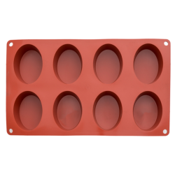 FORMA SILIKONOWA OWALE (8 GN)
